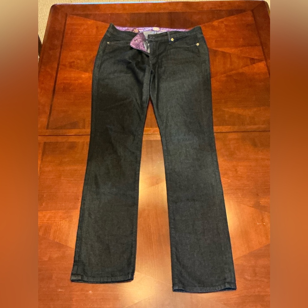 Rich & Skinny Dark Indigo Straight Leg Jeans